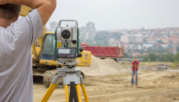 land surveyor construction diggger city